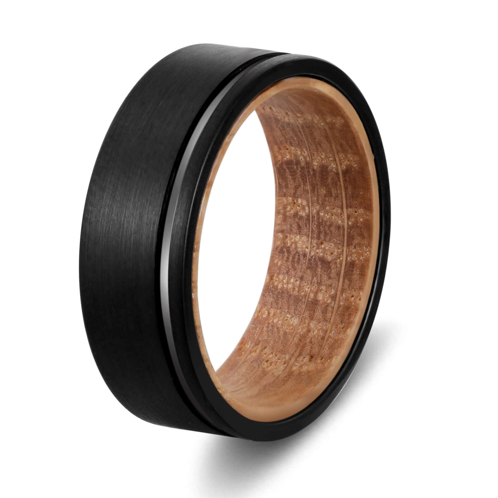 Black Tungsten Carbide Ring- Liner - MUHAKA