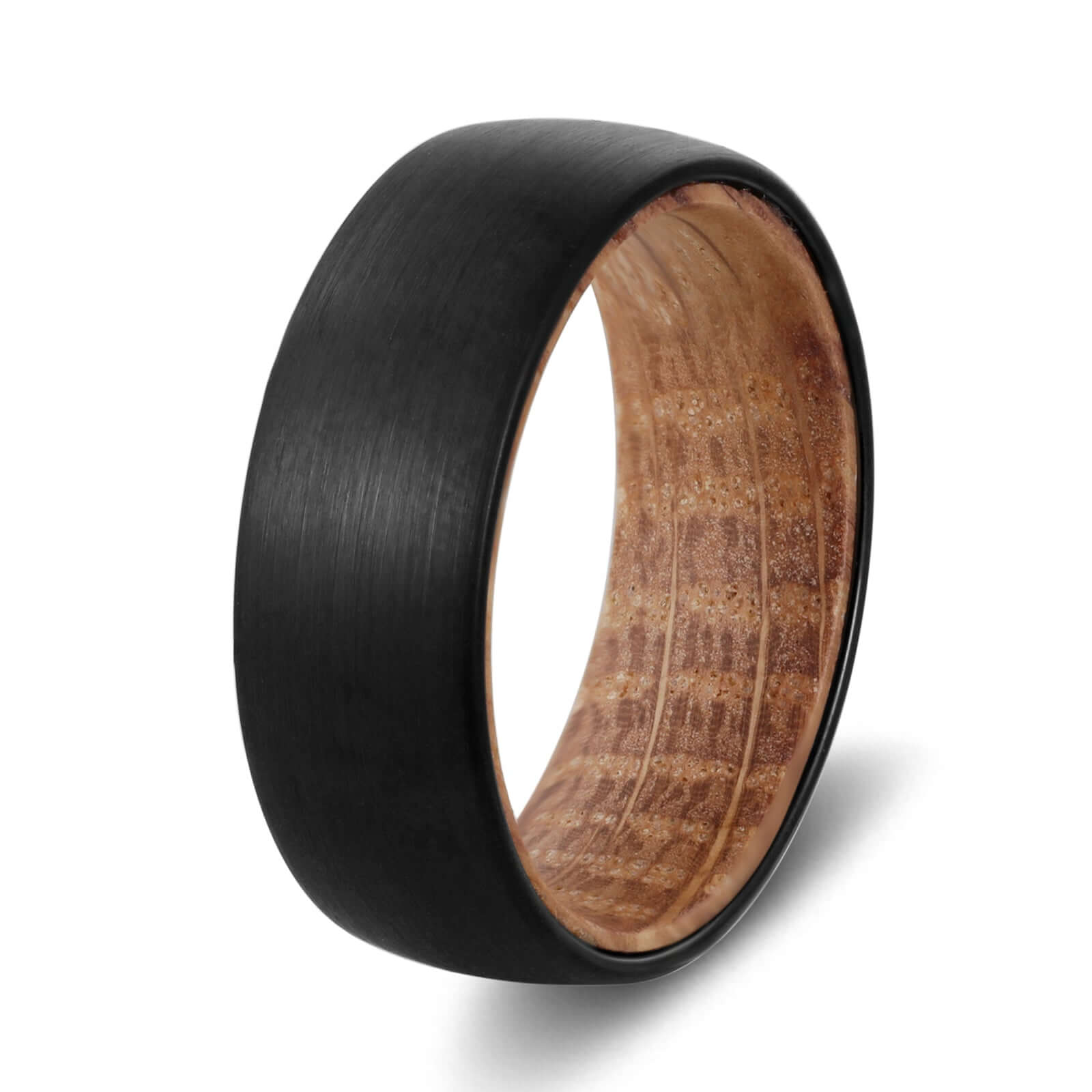 Black Tungsten Carbide Wedding Band - MUHAKA