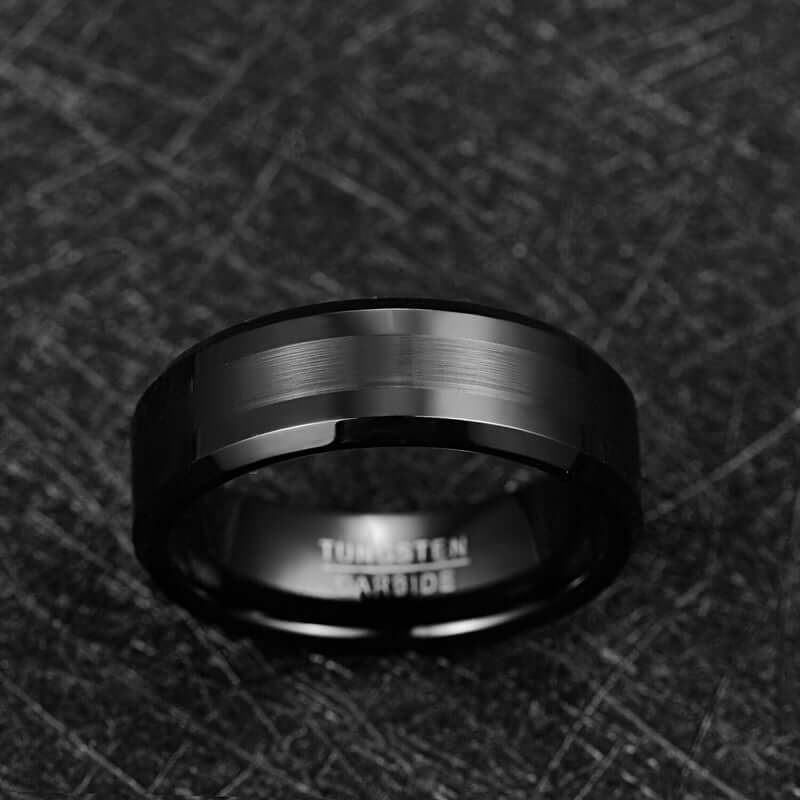 PERSONALIZED BLACKBARON BRUSHED RING - MUHAKA