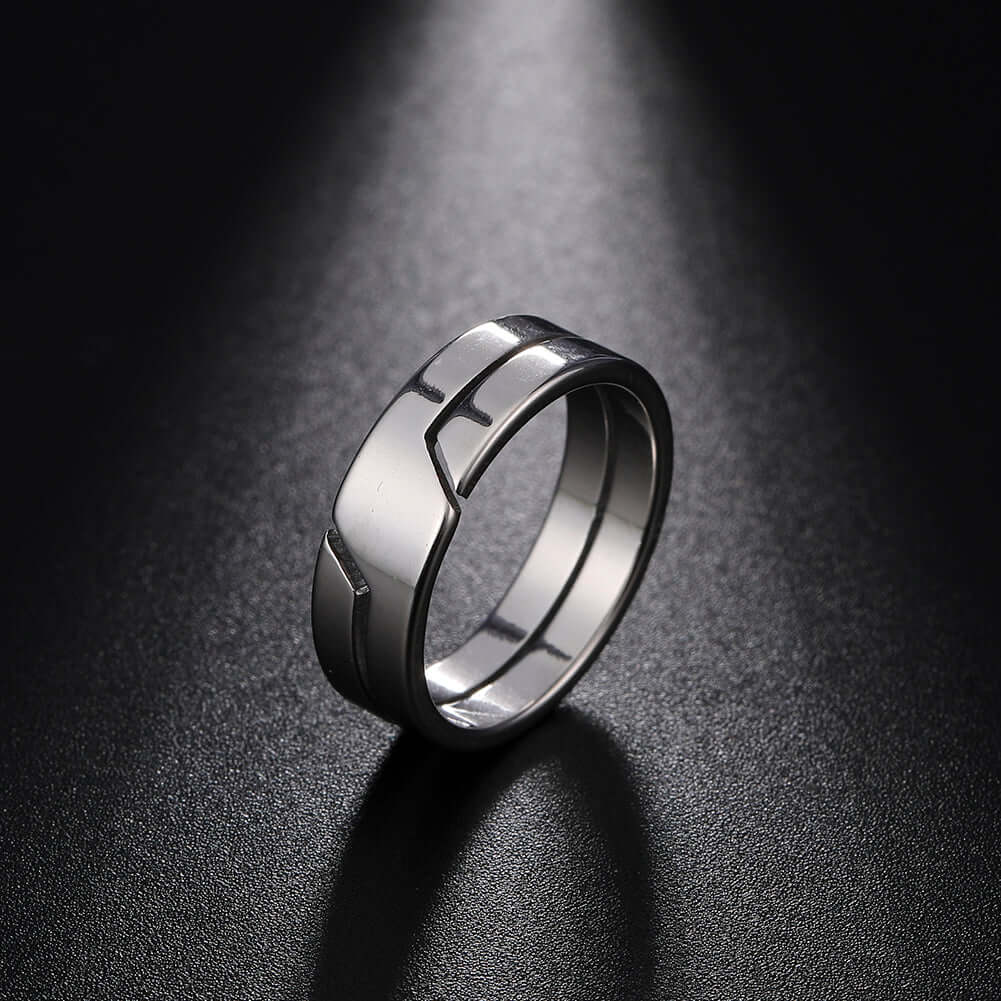 Casual Stainless Steel Ring - MUHAKA