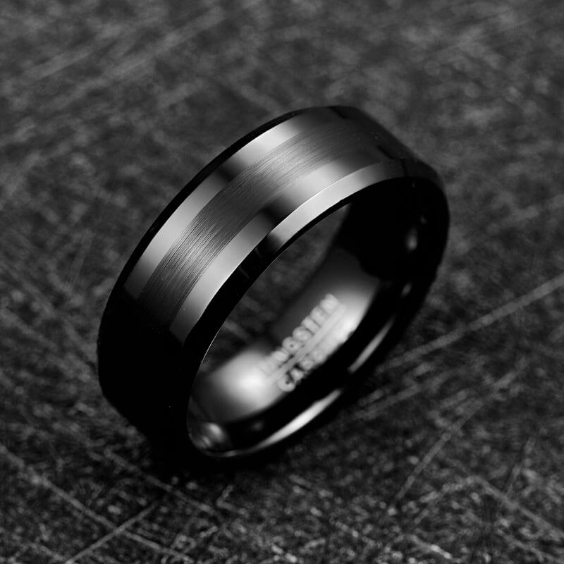 PERSONALIZED BLACKBARON BRUSHED RING - MUHAKA