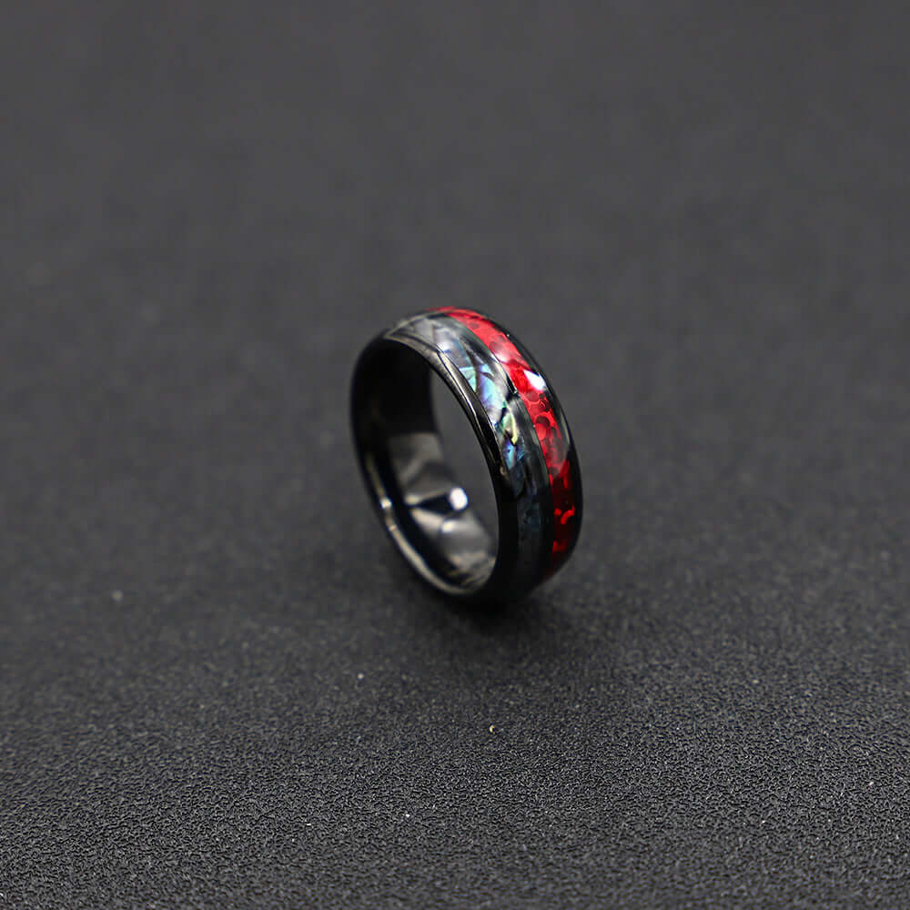 Galvanized Black Ring - MUHAKA