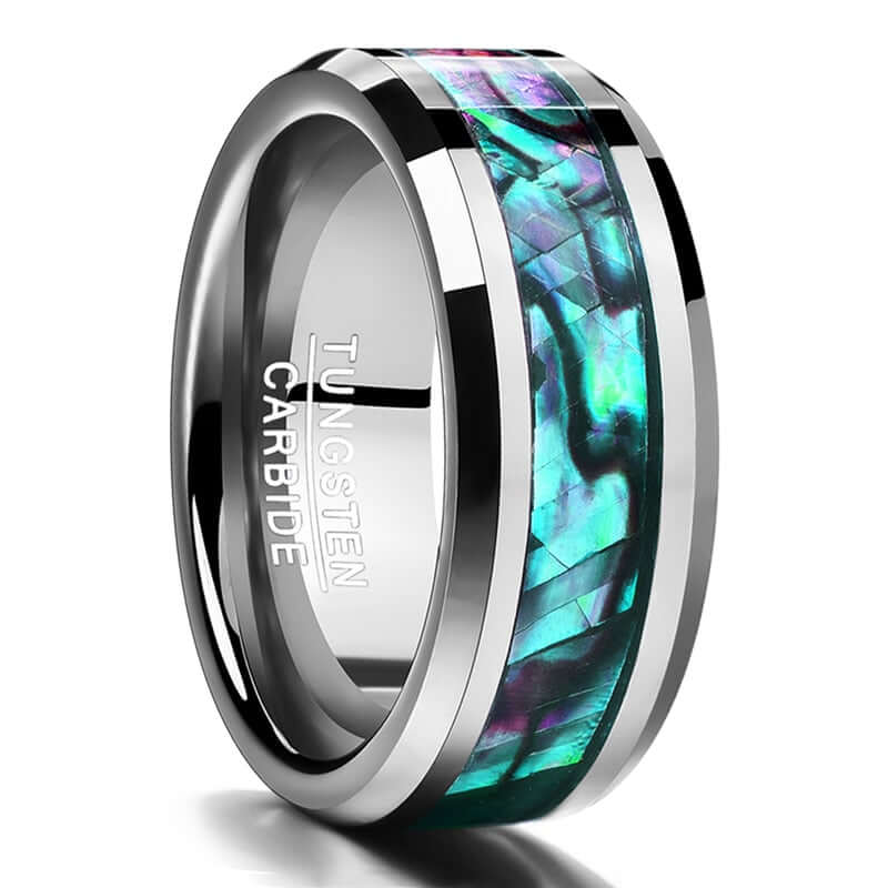 Noir Veneer Tungsten Ring - MUHAKA