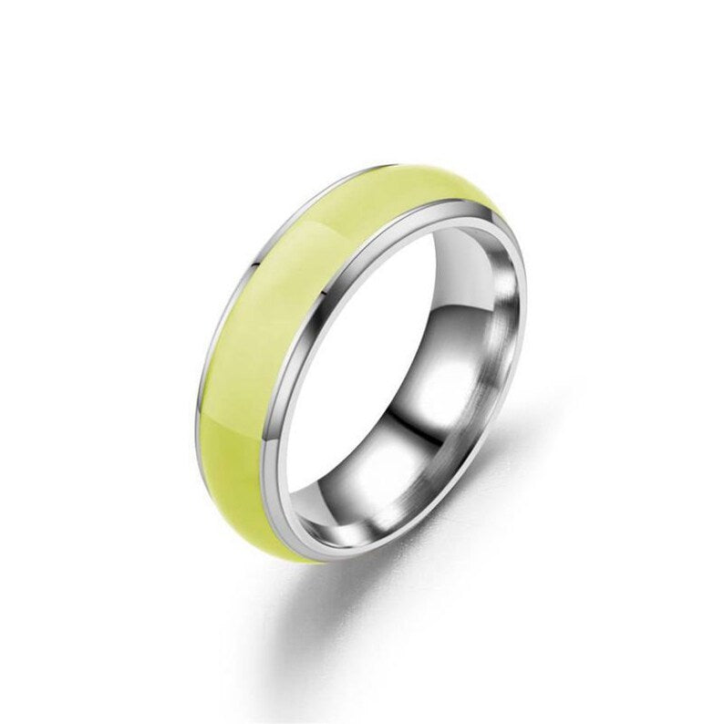 Luminous Titanium Steel Ring For Men and Women - MUHAKA