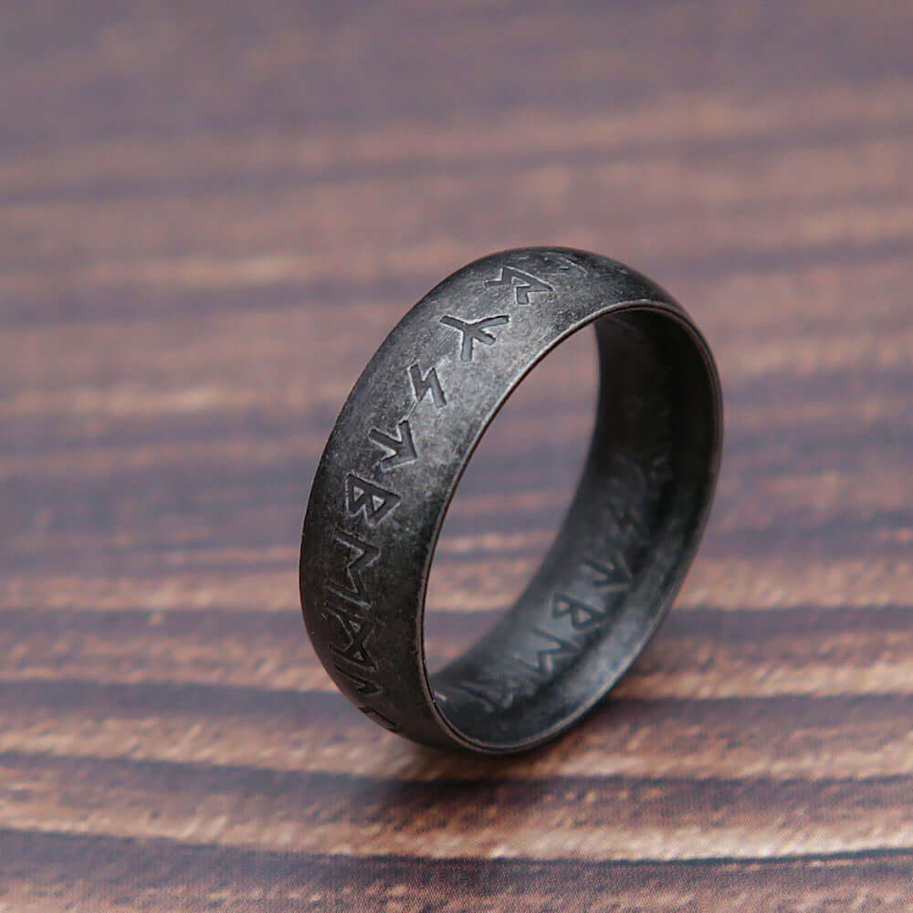 Norse Ruin Viking Ring for Men - MUHAKA