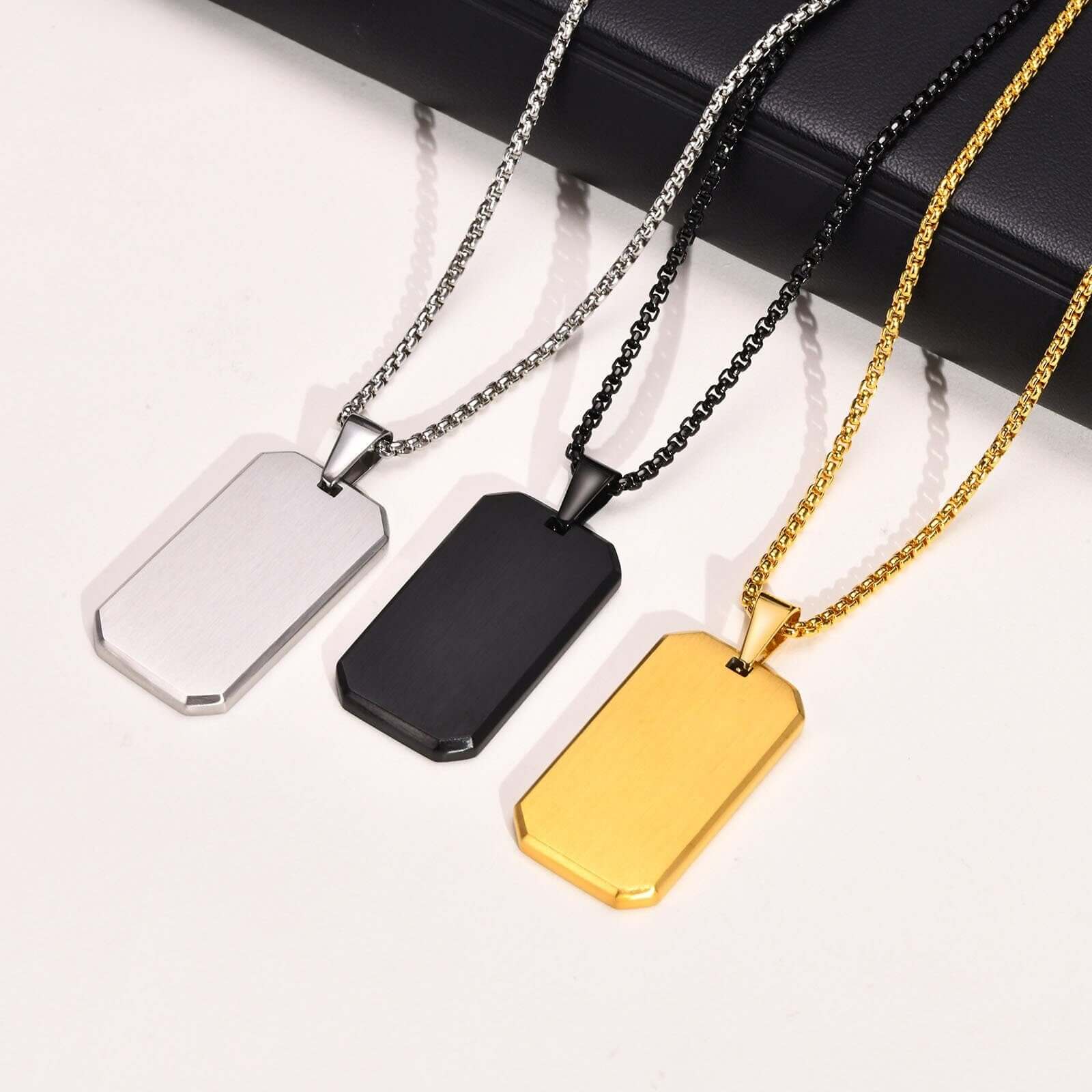 Personalized Dog Tag Stainless Steels Necklace - MUHAKA