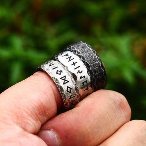 Ancient Norse Signs Ring For Men - MUHAKA